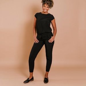 Albion Fit Black Jumpsuit Size M Regular